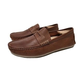 Allen Edmonds Super Sport Leather Lambskin Penny Loafers